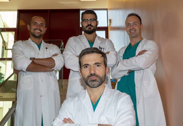 Dr. Massaro e la sua equipe